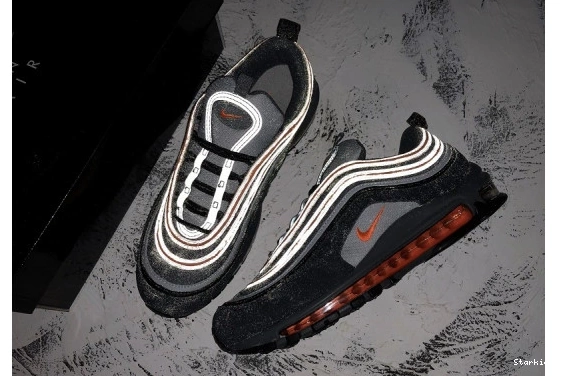 Orange-Black 97 Grey Nike Wolf 921522-013 Air Max Total 0213